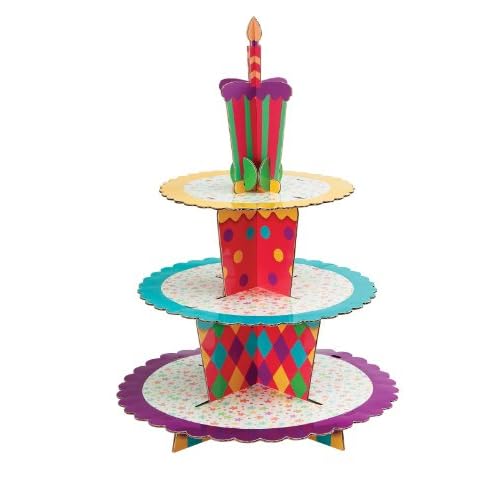 Wilton Celebration Cupcake Stand Kit Decorative Cake Toppers Kitchen & Dining
