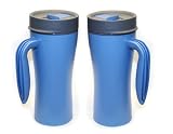 2 Aladdin 16 Oz. Ecycle Travel Mugs - Blue