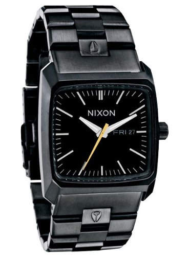 Nixon The Graduate Men's Black Stainless Steel Case and Bracelet Quartz Watch A350-001