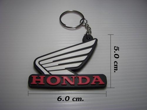Honda Wing Keyring Rubber Keychain Motorcycle 1 Pcs WR01