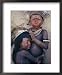 Caipo Indian Children, Xingu River, Brazil Framed Art Poster Print, 18x22