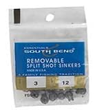 South Bend Sporting Goods FSS3 Removable Split Shot Sinker