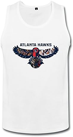 NBA Atlanta Hawks 2015 Men Tank Tops Medium White