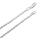 3mm Solid .925 Sterling Silver Military Ball Chain Necklace, 30 inches