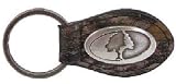 Mossy Oak Leather Camo Emblem Key Chain - Collegiate Series