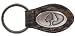 Mossy Oak Leather Camo Emblem Key Chain - Collegiate Series