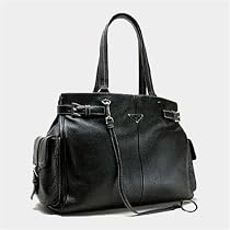 Prada Leather Handbag Br2958 - Black