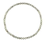 Anklet - A63 - Stretch - 4mm Swarovski (tm) Crystal and Silver Tone Heishi Beads ~ Black Diamond