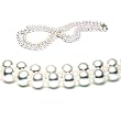 Double Strand 17-18 Inch 7-8mm White Freshwater Cultured Pearl Necklace