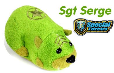 Kung Zhu Pet Battle HamsterToy Sgt. Serge Special Forces