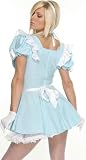 : Alice in Wonderland Dress Sexy Adult Halloween Costume Skimpy Naughty Wonder Land Fairytale Outfit