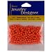 6/0 Glass "E" Beads, Orange, 20 Gram Pkg