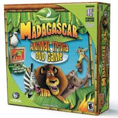 Childrens Toyshop  Toys : Madagascar Animal Trivia DVD Game