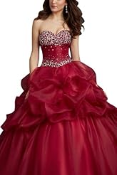 Sweetheart Organza  Bandage Dress/Evening Dress/Quinceanera Dress  With Ruffles