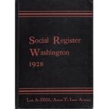 Social Register: Washington 1928