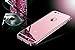 iPhone 6S Plus Case,Roybens Luxury 2 in 1 [Air Aluminum Bumper + Acrylic Back Plate] Back mirror Anti-Scratch Case Cover for Apple iPhone 6/6S Plus 5.5