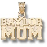 Baylor Bears Baylor Mom Pendant (Gold Plated)