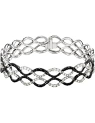 CleverEves Black & White Diamonds Diamond Fashion Bracelets