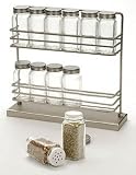 Spice Racks 2-Tier Counter Spice Rack Set (12 1/2 x 3 1/2 x 12)