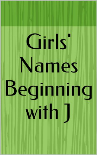 Girls' Names Beginning with J (Letter Series)