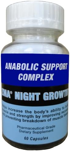 ZMA Night Growth - Build Muscle While You Sleep -- 60 Capsules