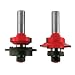 Freud 99-286 Glass Panel Cabinet/Molding Door Router Bit Set 1/8" Glass, 1/2" Shank With TiCo Hi-Density Carbide