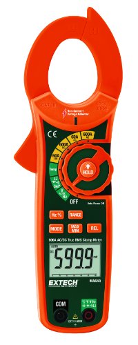 Extech MA640 True RMS AC/DC 600A Clamp Meter with Non-Contact Voltage Detector