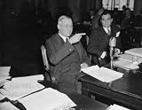 1939 photo Senior Morgan Partner appears before National Monopoly Committee. Washington, D.C., Dec.