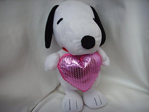 Snoopy Dog Peanuts Large 13" Plush Toy ; Musical Charlie Brown Theme