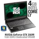 Visionman Widow WGMI-1SG200 Gaming Laptop &ndash; Intel Core i7 720QM 1.6GHz, 4GB DDR3, 320GB HDD, DVDRW, 15.6" Full HD, Windows 7 Home Premium 64-bit, Carrying Bag