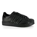New Mens Adidas Superstar 2 Black Leather Trainers