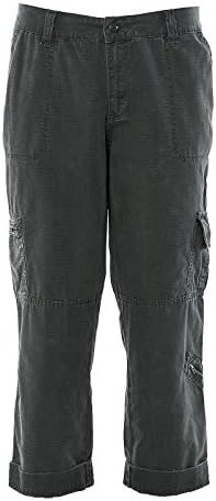 Crop Womens Cropped Cargo Pants Casual Soft Capri Shots Size 16