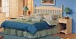 Shaker 54" Platform Bed with Headboard in Natural Maple Finish By SouthShore Furniture