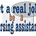 get a real job! be a nursing assistant Mousepad