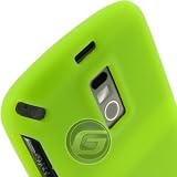 Premium Silicone Skin Cover Case Neon Green For Samsung Jack i637