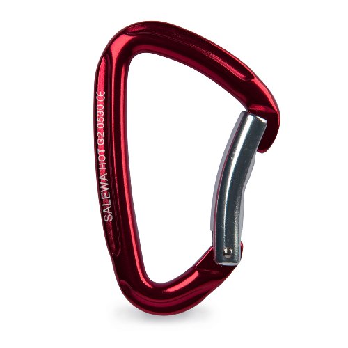 Salewa Karabiner HOT G2 BENT, rot (999) Preisvergleich