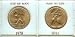 1970 ISLE OF MAN 1 CROWN MANX CAT QEII KM#18 BU IN CASE