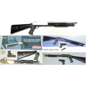 M3 Pistol/Rifle Combo(Shotgun and Pistol Black Airsoft Package)