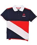 Coogi Hastings Pique Polo Shirt (Sizes 4 - 7X) - peacoat, 4