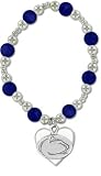Penn State Nittany Lions School Charm Beaded Bracelet