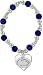 Penn State Nittany Lions School Charm Beaded Bracelet