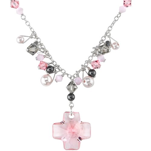 Cross My Heart Pearl Necklace