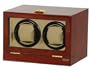 Burl Wood Double Watch Winder