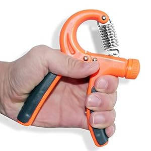 HINDAWI Adjustable Hand Grip Strength, 11-44 Lbs Fitness Exercise, Forearm Muscle Fingers Wrist Rehabilitation Trainning. Best Strenghener for Rock Climbing