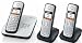Siemens Gigaset C385 Trio Telefon + AB schnurlos digital 150 Nummern LCD 25 / 240 Stunden titanium