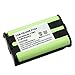 eForCity 2x Phone Battery Compatible with Panasonic HHR-P104 HHR-P104A