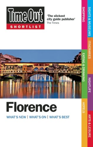 City Travel Guides Discounted  Books : "Time Out" Shortlist Florence (Time Out Shortlist Florence)