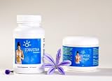 Tobustan Breast Enhancement Combo (1-90 Capsule Bottle, 1-4oz Firming Cream)