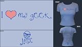 I Love my Geek Womens Tee