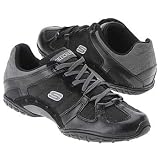 Skechers Women's Accents Wink (Black/Charcoal 6.0 M)